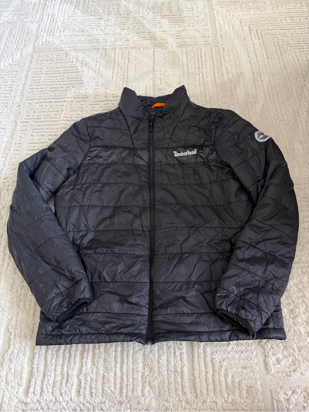 Timberland Men's Black Quilted Puffer Jacket Size L